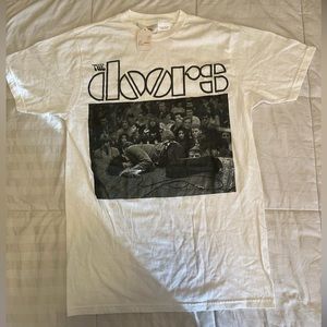 The Doors Medium Size White Band T-shirt